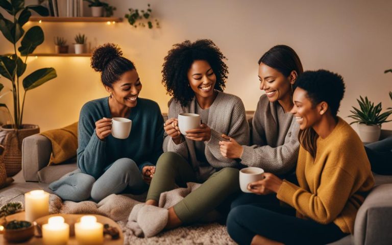 self care with friends
